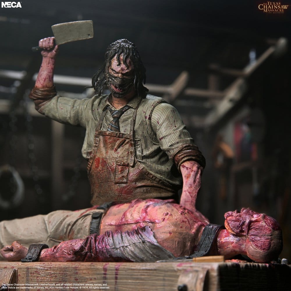 Texas Chainsaw Massacre: The Beginning diorama figurine Leatherface Slaughterhouse Boxed Set 18 cm