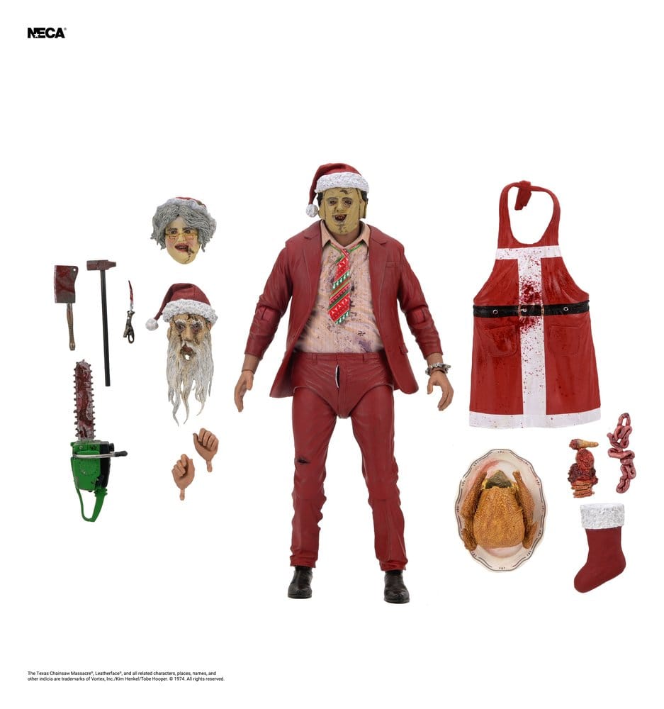 Texas Chainsaw Massacre Ultimate figurine Santa Leatherface 18 cm
