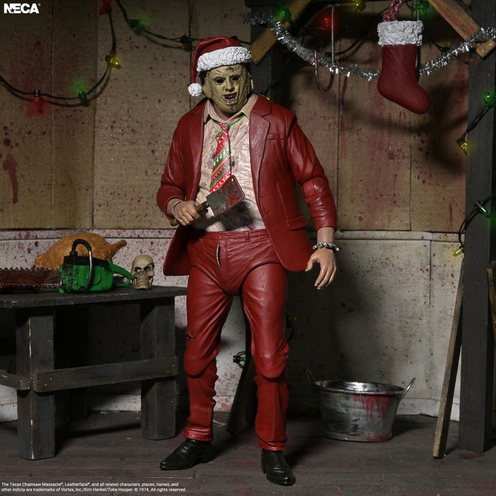Texas Chainsaw Massacre Ultimate figurine Santa Leatherface 18 cm