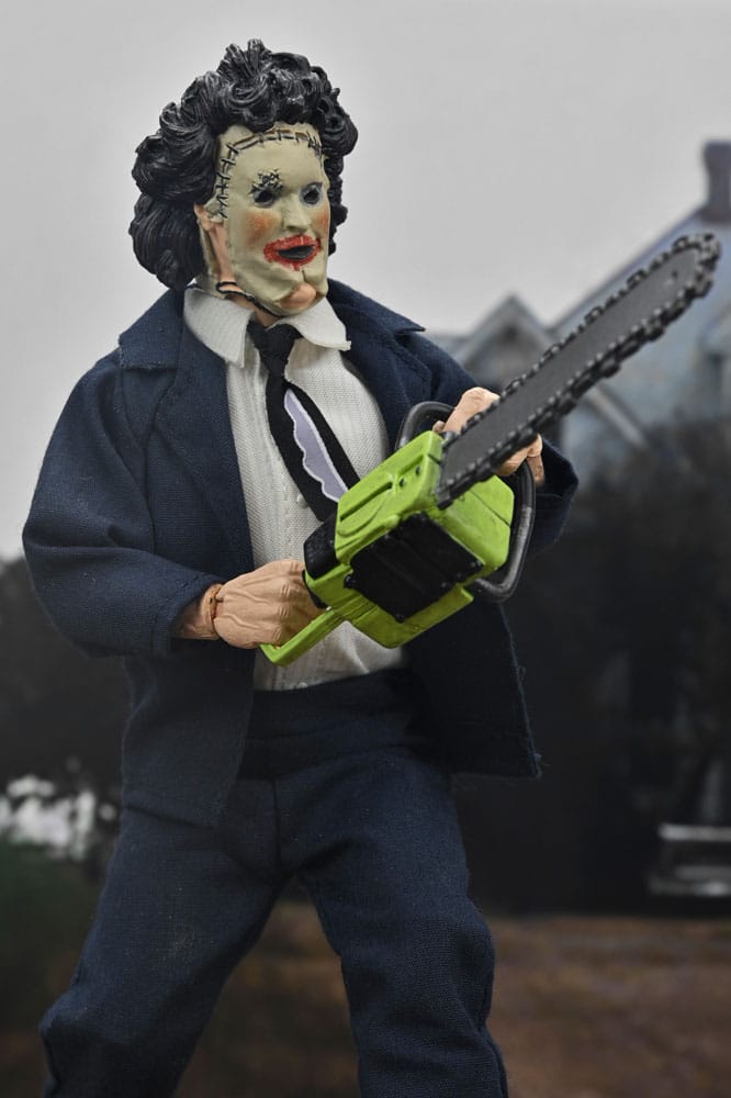 Massacre à la tronçonneuse figurine Clothed Leatherface (Pretty Woman Mask) 50th Anniversary 20 cm