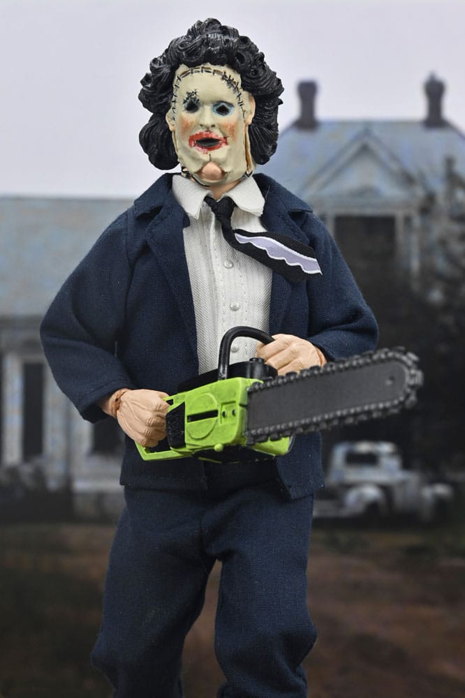Massacre à la tronçonneuse figurine Clothed Leatherface (Pretty Woman Mask) 50th Anniversary 20 cm