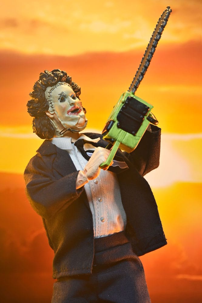 Massacre à la tronçonneuse figurine Clothed Leatherface (Pretty Woman Mask) 50th Anniversary 20 cm