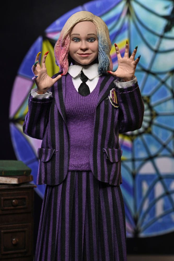 Wednesday Pack de 2 figurines Wednesday Addams (Nevermore Uniform) and Enid 20 cm