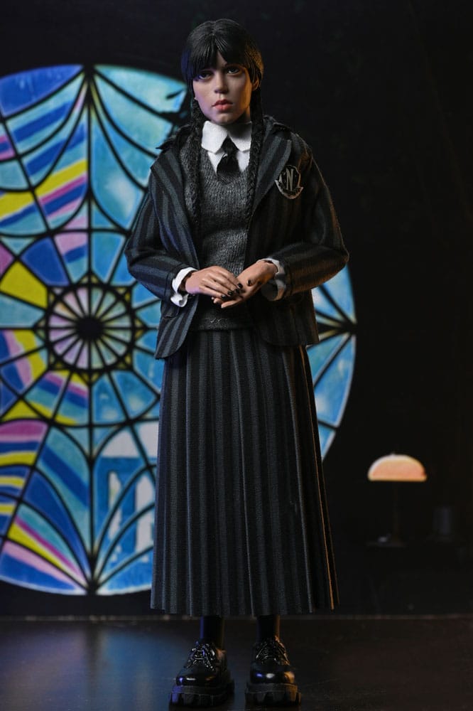 Wednesday Pack de 2 figurines Wednesday Addams (Nevermore Uniform) and Enid 20 cm