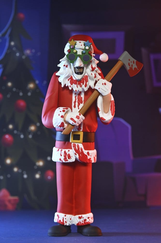Terrifier 3 Toony Terrors figurine Santa Suit Art the Clown (Bloody Version) 15 cm
