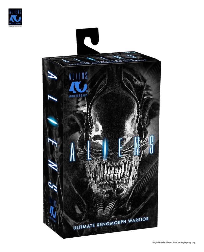 Aliens Ultimate figurine Warrior (1986) Xenomorph Black (40th Anniversary) 23 cm