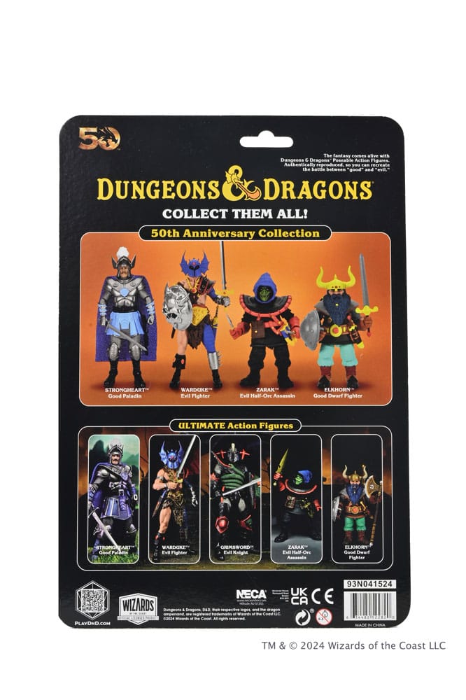 Dungeons and Dragons figurine 50th Anniversary Elkhorn on Blister Card 18 cm