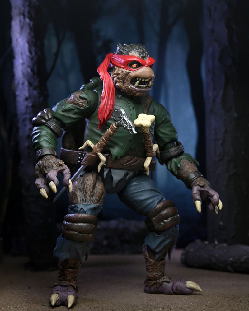 Universal Monsters x Teenage Mutant Ninja Turtles figurine Ultimate Raphael as The Wolfman 18 cm