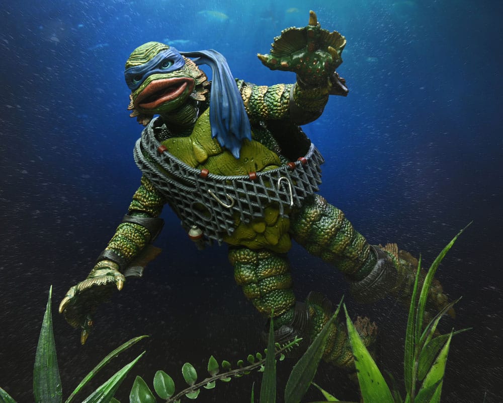 Universal Monsters/Teenage Mutant Ninja Turtles figurine Leonardo as the Creature 18 cm