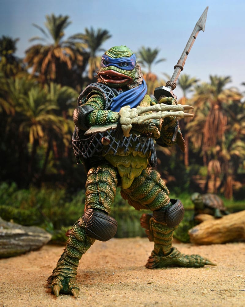 Universal Monsters/Teenage Mutant Ninja Turtles figurine Leonardo as the Creature 18 cm
