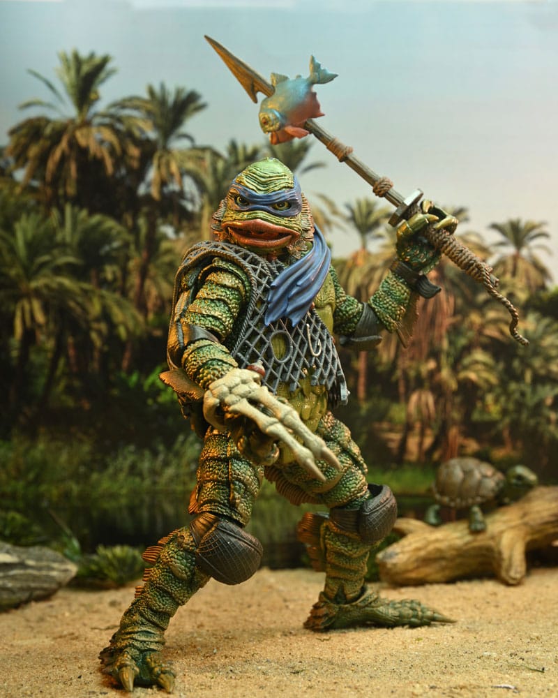 Universal Monsters/Teenage Mutant Ninja Turtles figurine Leonardo as the Creature 18 cm