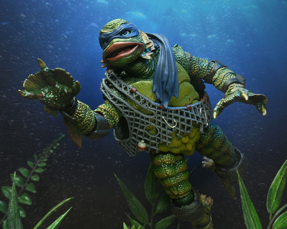 Universal Monsters/Teenage Mutant Ninja Turtles figurine Leonardo as the Creature 18 cm