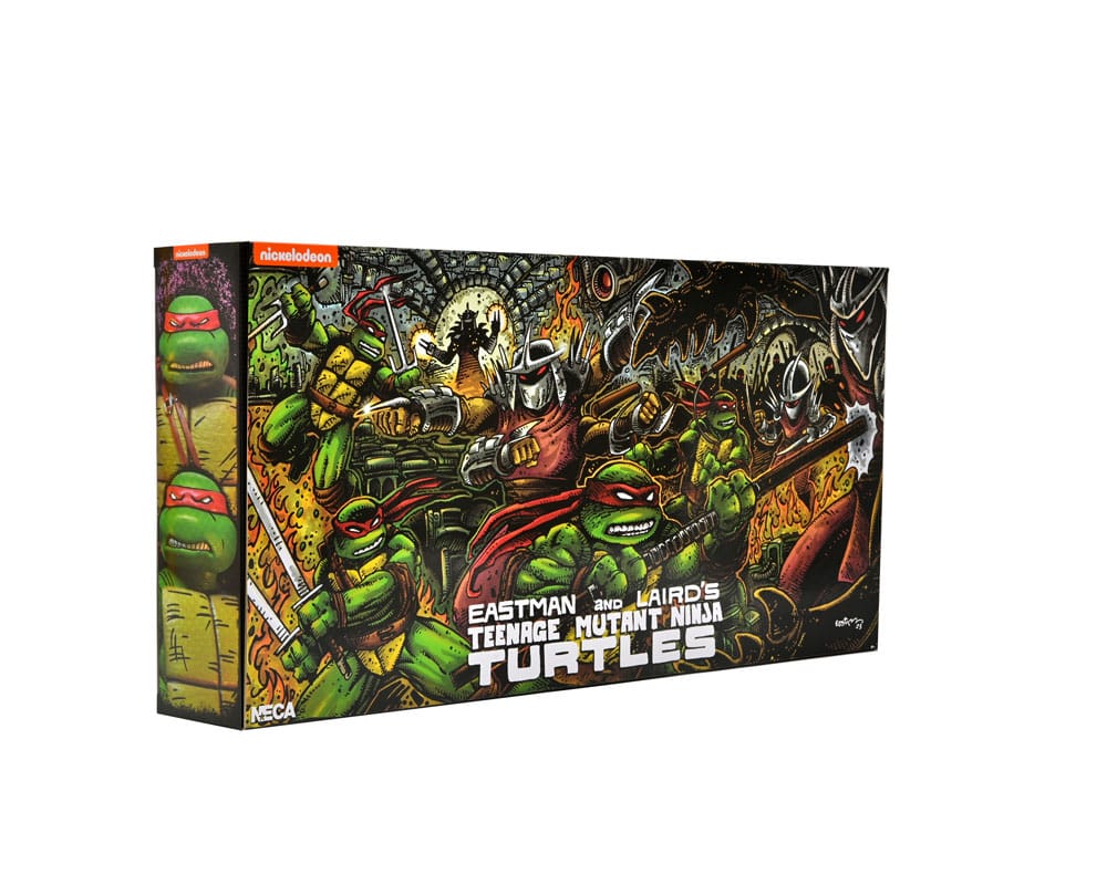 Teenage Mutant Ninja Turtles (Mirage Comics) pack 4 figurines Leonardo, Raphael, Michelangelo, Donatello 18 cm