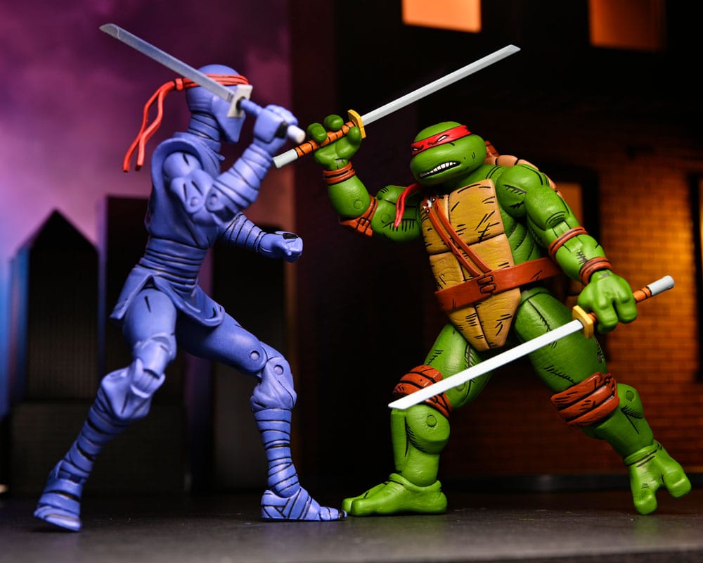 Teenage Mutant Ninja Turtles (Mirage Comics) pack 4 figurines Leonardo, Raphael, Michelangelo, Donatello 18 cm