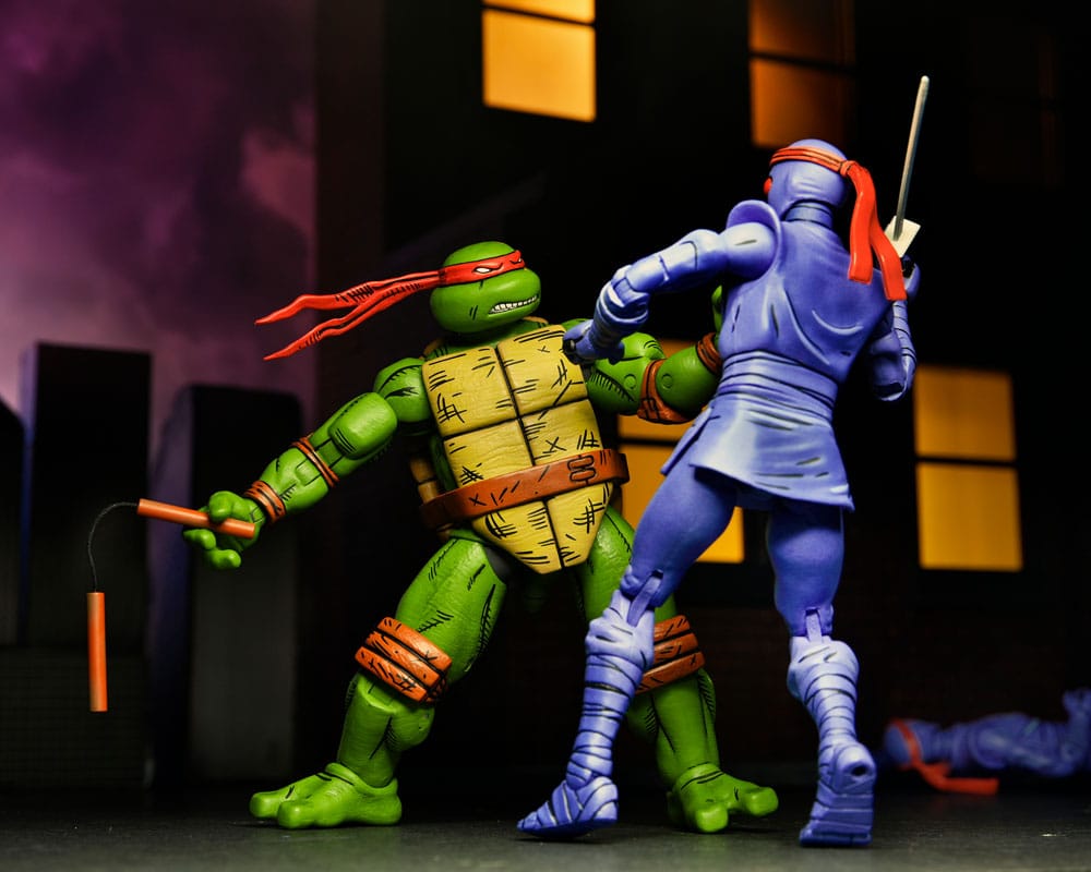 Teenage Mutant Ninja Turtles (Mirage Comics) pack 4 figurines Leonardo, Raphael, Michelangelo, Donatello 18 cm