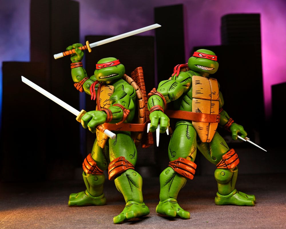 Teenage Mutant Ninja Turtles (Mirage Comics) pack 4 figurines Leonardo, Raphael, Michelangelo, Donatello 18 cm