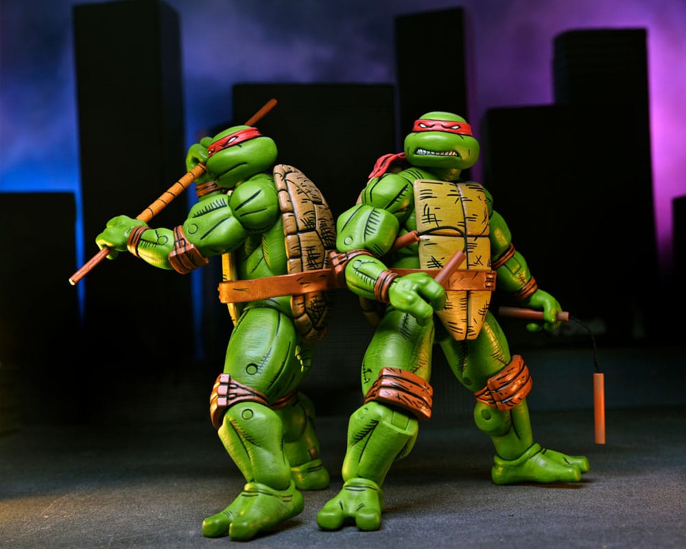 Teenage Mutant Ninja Turtles (Mirage Comics) pack 4 figurines Leonardo, Raphael, Michelangelo, Donatello 18 cm