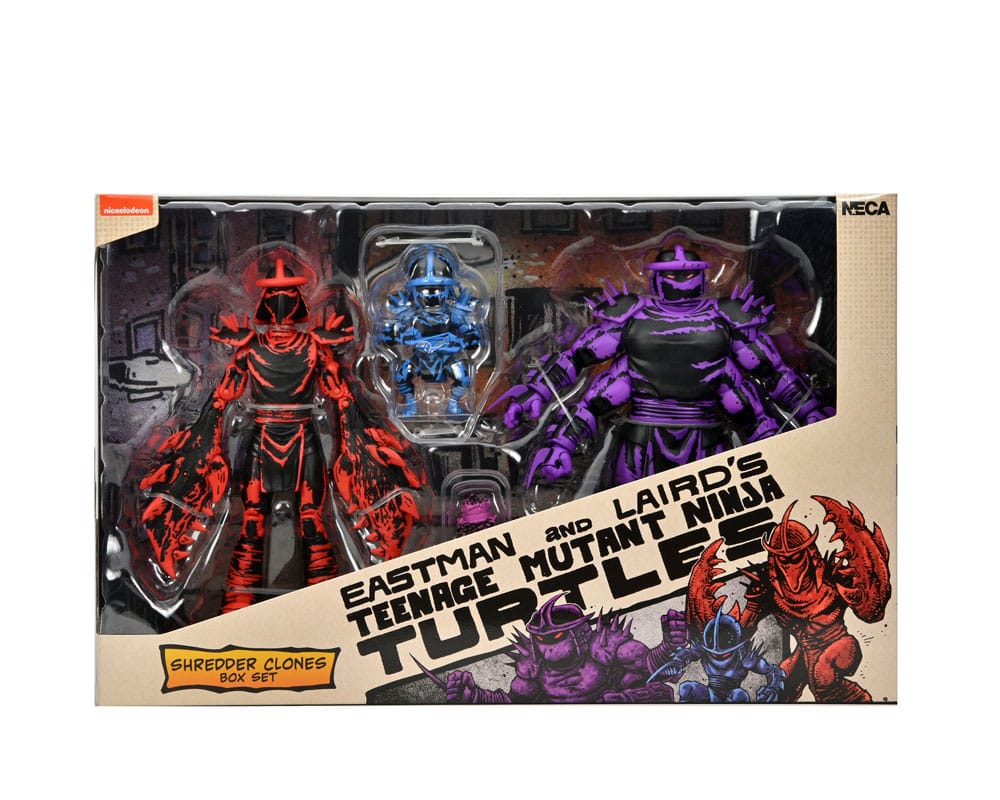 Teenage Mutant Ninja Turtles (Mirage Comics) figurines Shredder Clones Box Set 18 cm