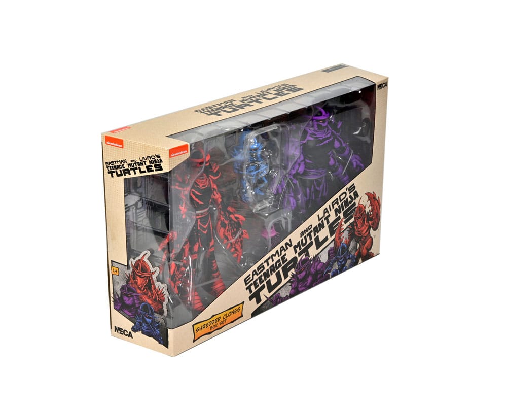 Teenage Mutant Ninja Turtles (Mirage Comics) figurines Shredder Clones Box Set 18 cm