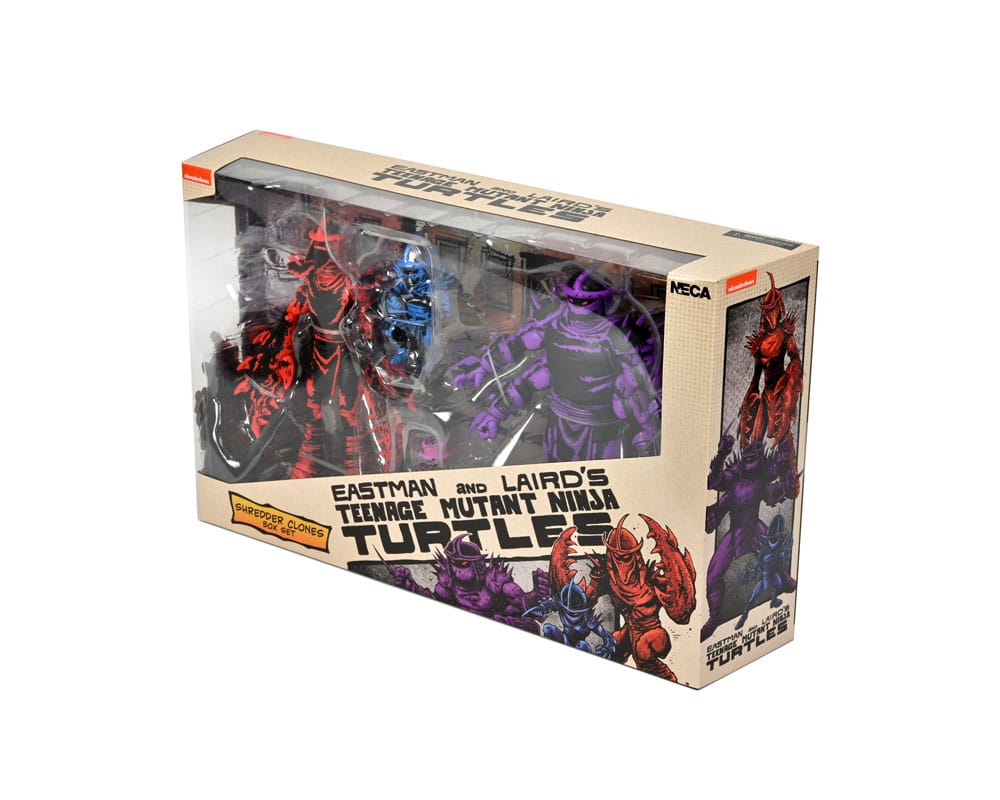 Teenage Mutant Ninja Turtles (Mirage Comics) figurines Shredder Clones Box Set 18 cm