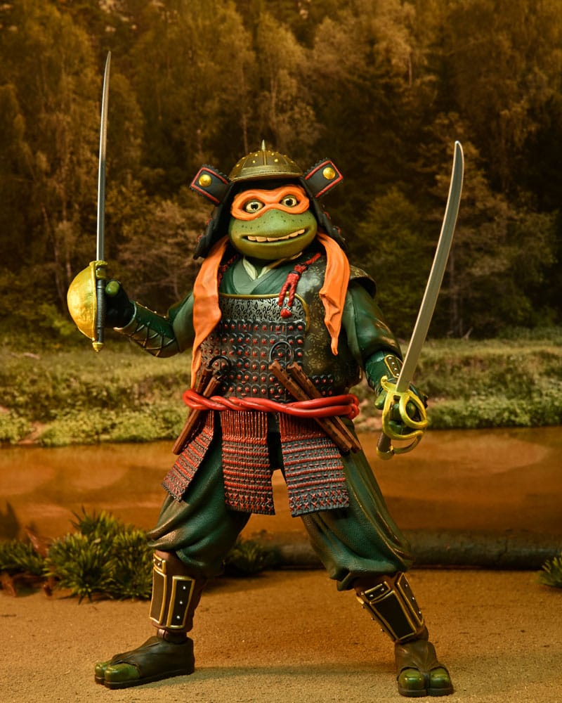 Les Tortues Ninja 3 2-Pack figurines Leonardo & Michelangelo 18 cm