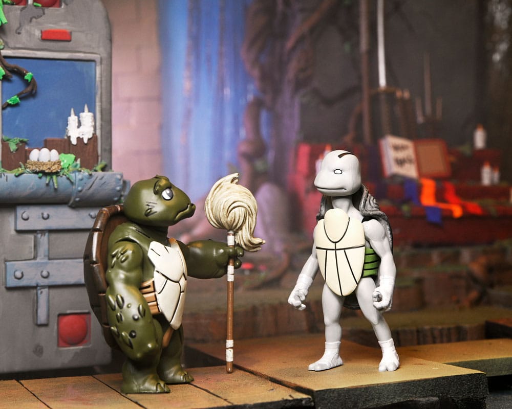 Teenage Mutant Ninja Turtles: The Last Ronin figurine Handyman Ultimate Casey Marie with Baby Odyn & Uno 17 cm