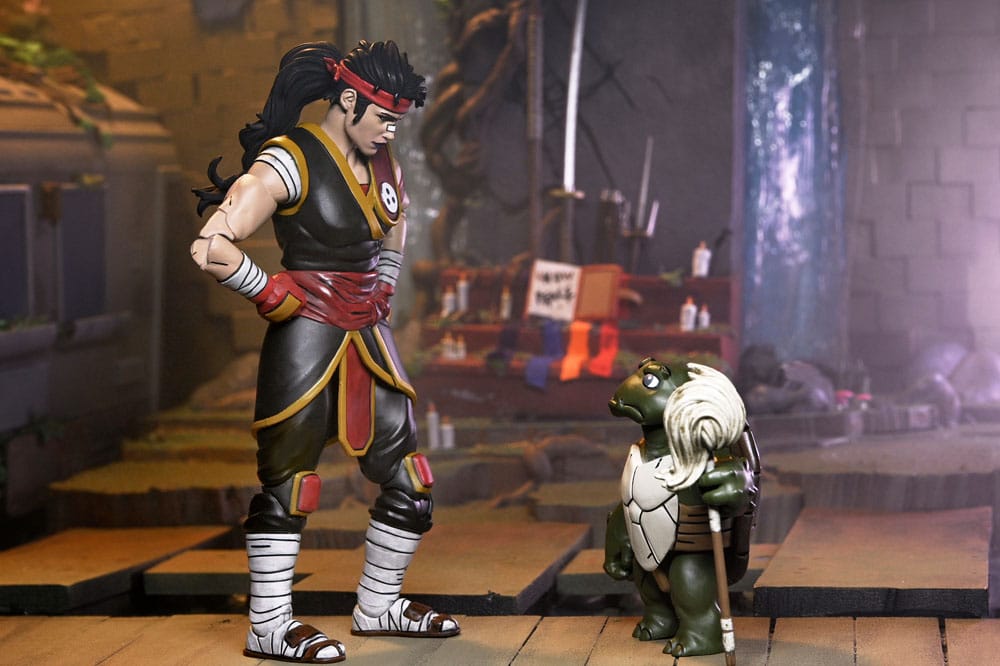 Teenage Mutant Ninja Turtles: The Last Ronin figurine Handyman Ultimate Casey Marie with Baby Odyn & Uno 17 cm