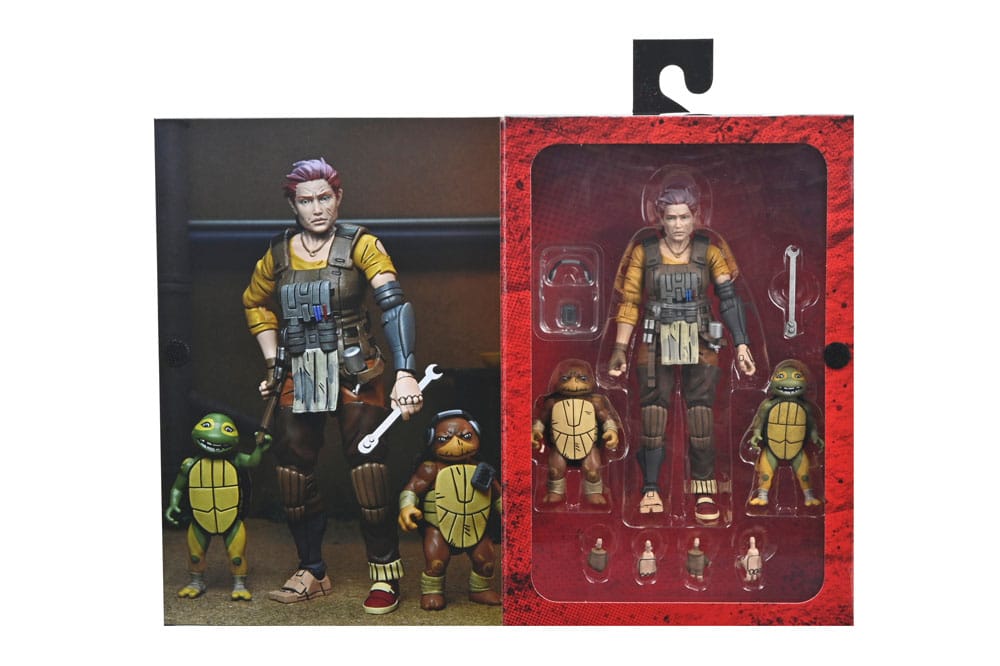 Tortues Ninja (The Last Ronin The Lost Years) figurine Synja Grammy April with Baby Yi & Moja 18 cm