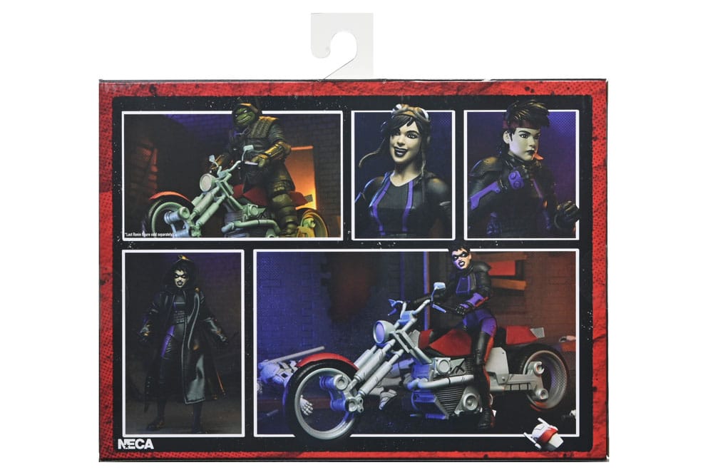 Tortues Ninja (The Last Ronin The Lost Years) figurine Casey Marie with Last Ronin Motorcycle 18 cm
