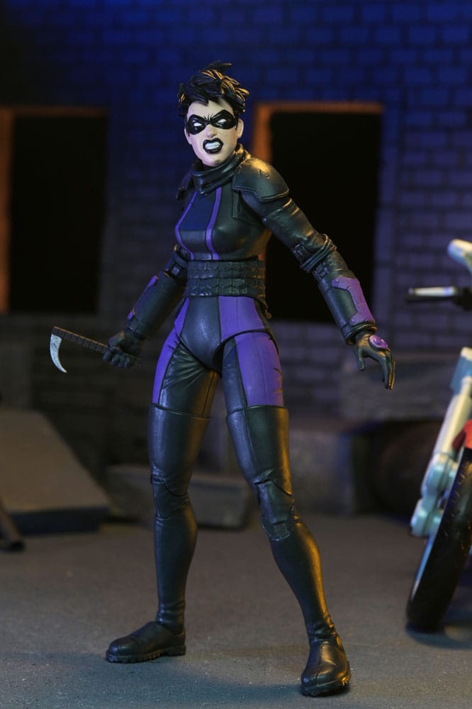 Tortues Ninja (The Last Ronin The Lost Years) figurine Casey Marie with Last Ronin Motorcycle 18 cm