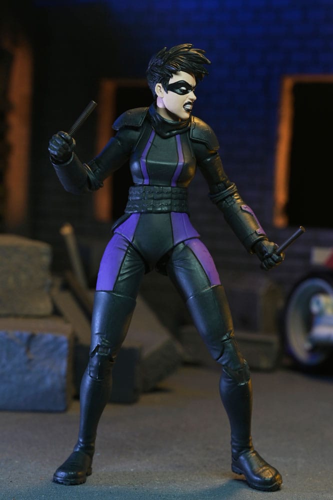 Tortues Ninja (The Last Ronin The Lost Years) figurine Casey Marie with Last Ronin Motorcycle 18 cm