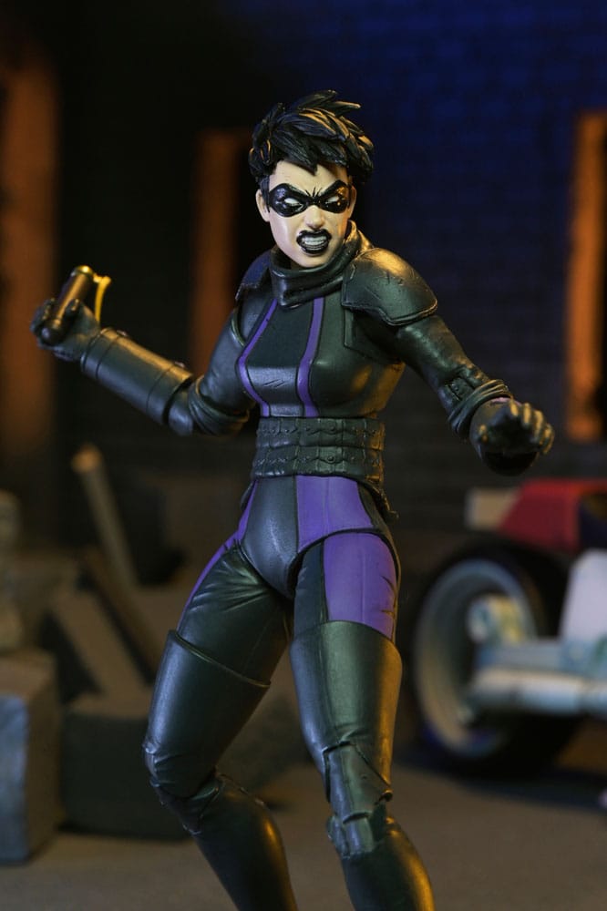 Tortues Ninja (The Last Ronin The Lost Years) figurine Casey Marie with Last Ronin Motorcycle 18 cm