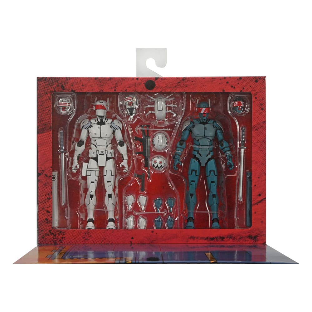 Tortues Ninja (The Last Ronin) pack 2 figurines Synja Robots 18 cm