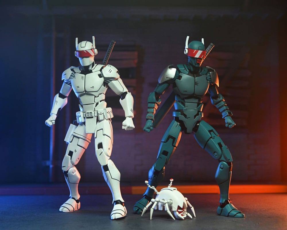 Tortues Ninja (The Last Ronin) pack 2 figurines Synja Robots 18 cm