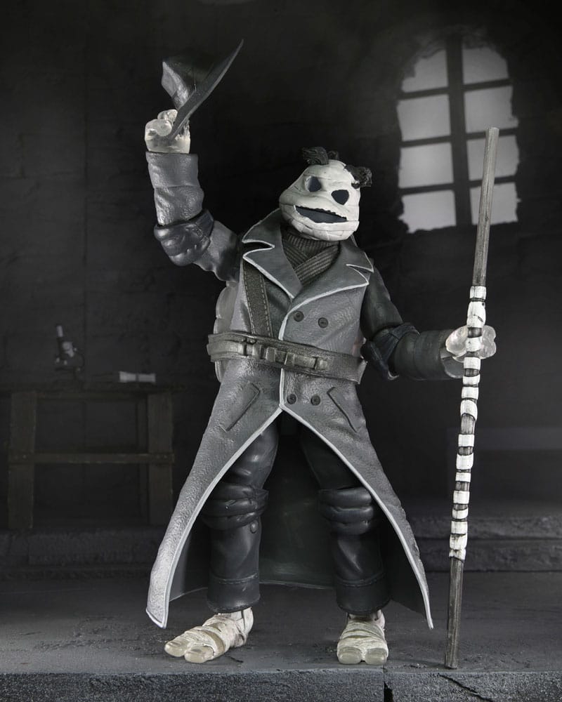 Universal Monsters x Teenage Mutant Ninja Turtles pack 4 figurines Turtles Black & White 18 cm