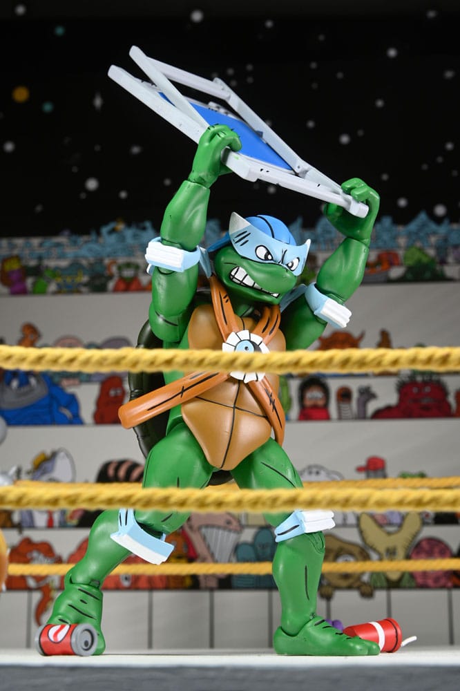 Tortues Ninja (Archie Comics) figurines Pack de 4 Stump Wrestling Turtles 18 cm