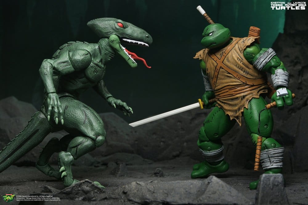 Teenage Mutant Ninja Turtles (Mirage Comics) pack 2 figurines Daimyo Orkai & Raptor 18 cm