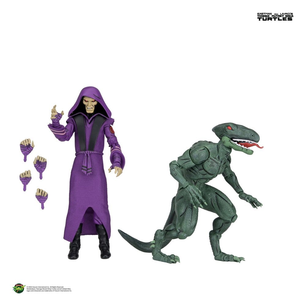 Teenage Mutant Ninja Turtles (Mirage Comics) pack 2 figurines Daimyo Orkai & Raptor 18 cm