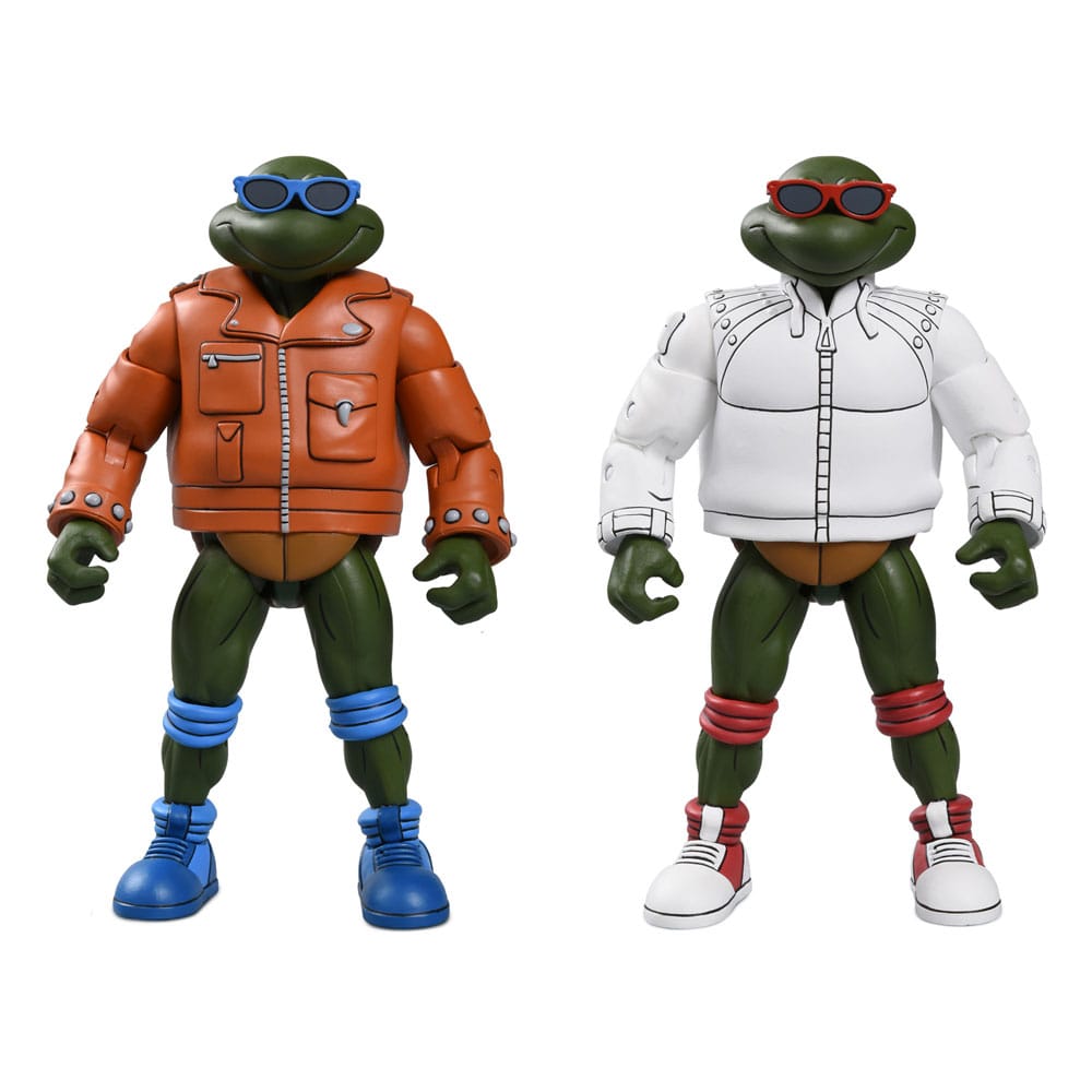 Tortues Ninja (Cartoon) figurine Punk Leo and Punk Raph 2 Pack 18 cm