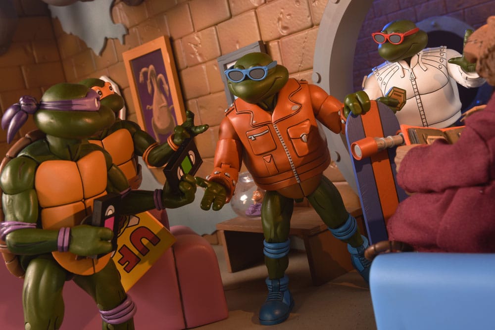 Tortues Ninja (Cartoon) figurine Punk Leo and Punk Raph 2 Pack 18 cm
