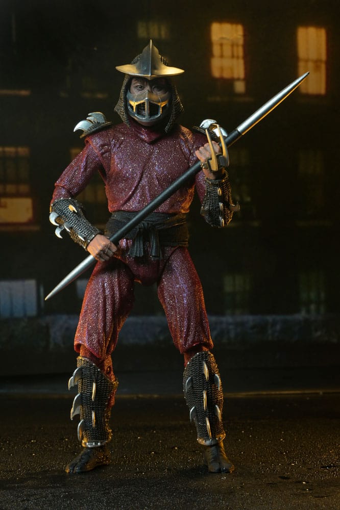 Tortues Ninja (1990 Movie) figurine Roof Top Battle Shredder vs Leo 18 cm