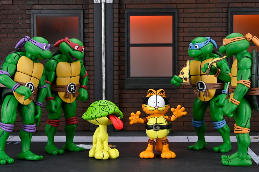 Teenage Mutant Ninja Turtles (Archie Comics) x Garfield 2 pack figurine Ultimate Garfello & Odie 10 cm