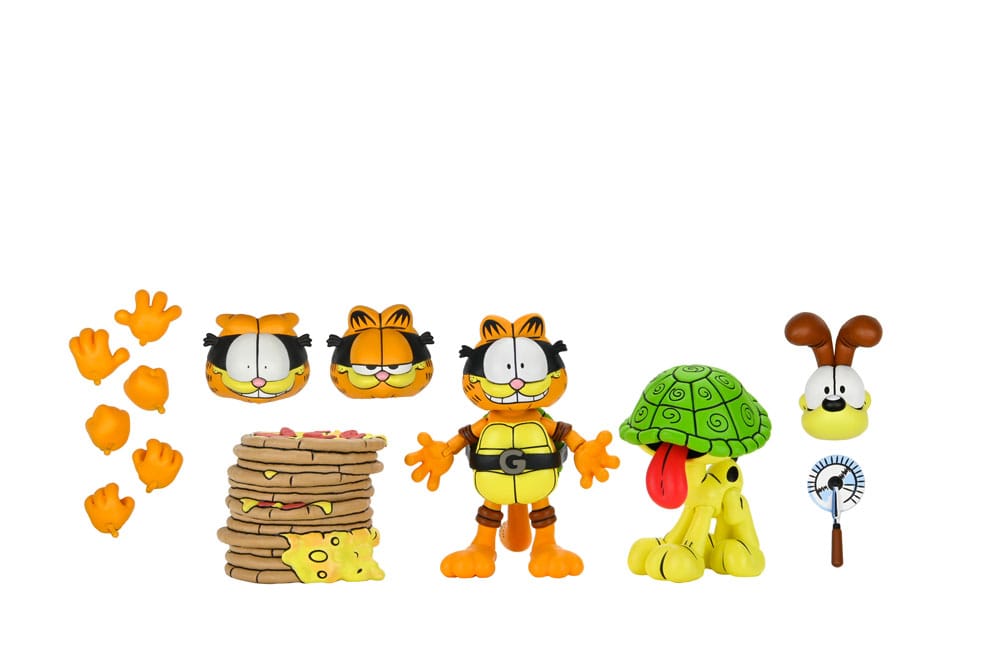 Teenage Mutant Ninja Turtles (Archie Comics) x Garfield 2 pack figurine Ultimate Garfello & Odie 10 cm