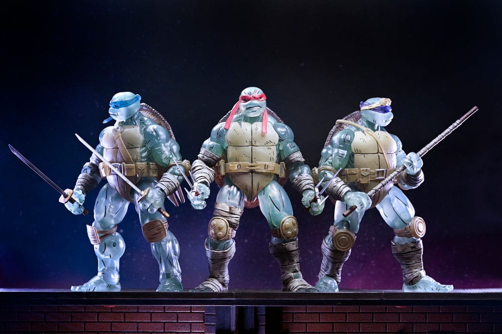 Tortues Ninja (The Last Ronin) pack 3 figurines Ghost Brothers 18 cm