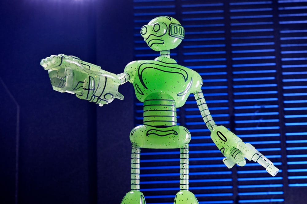 Tortues Ninja (Mirage Comics) figurine Transmat Fugitoid GID 18 cm