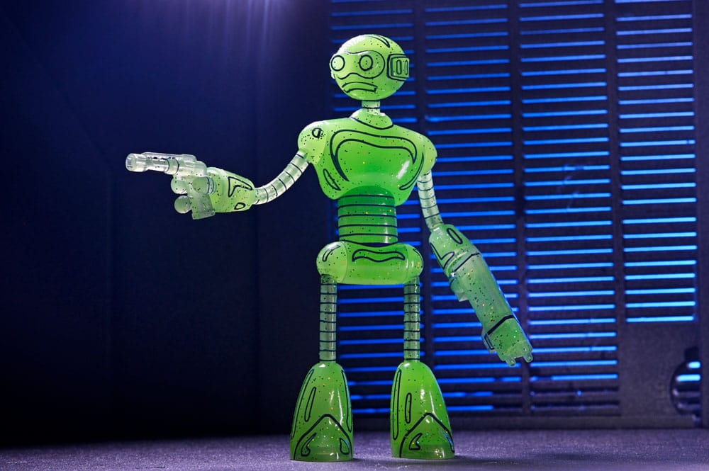 Tortues Ninja (Mirage Comics) figurine Transmat Fugitoid GID 18 cm