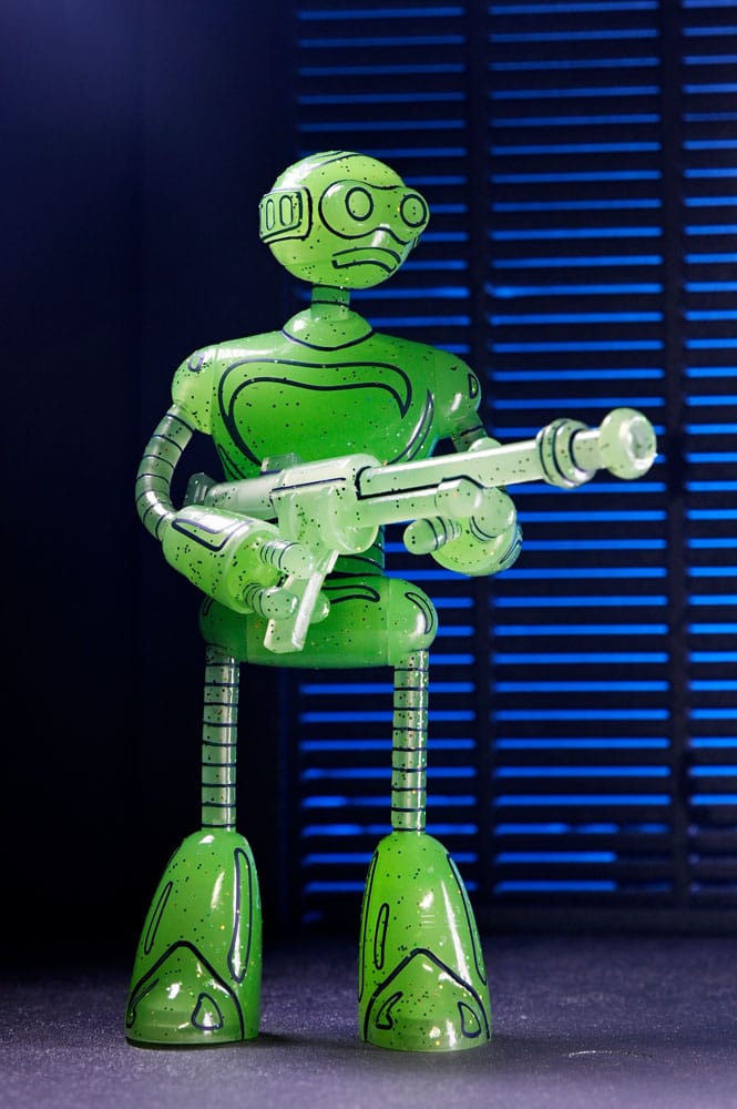 Tortues Ninja (Mirage Comics) figurine Transmat Fugitoid GID 18 cm
