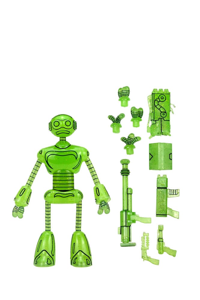 Tortues Ninja (Mirage Comics) figurine Transmat Fugitoid GID 18 cm