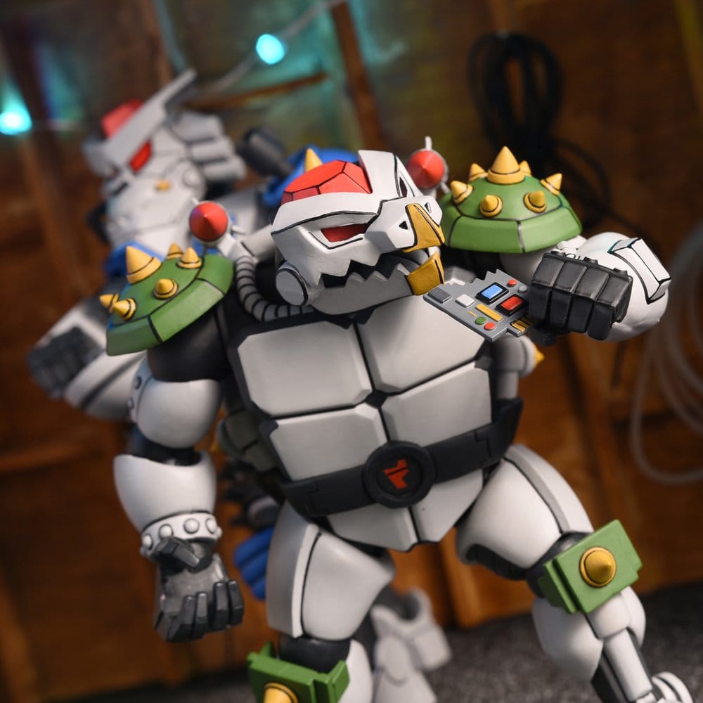Teenage Mutant Ninja Turtles (1987 Cartoon) pack 2 figurines Robo Tokka and Rahzar 18 cm