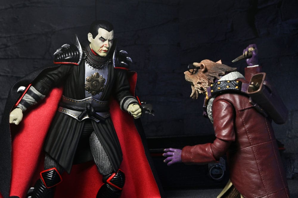 Tortues Ninja x Universal Monsters figurines Shredder as Dracula Classic Colors 18 cm